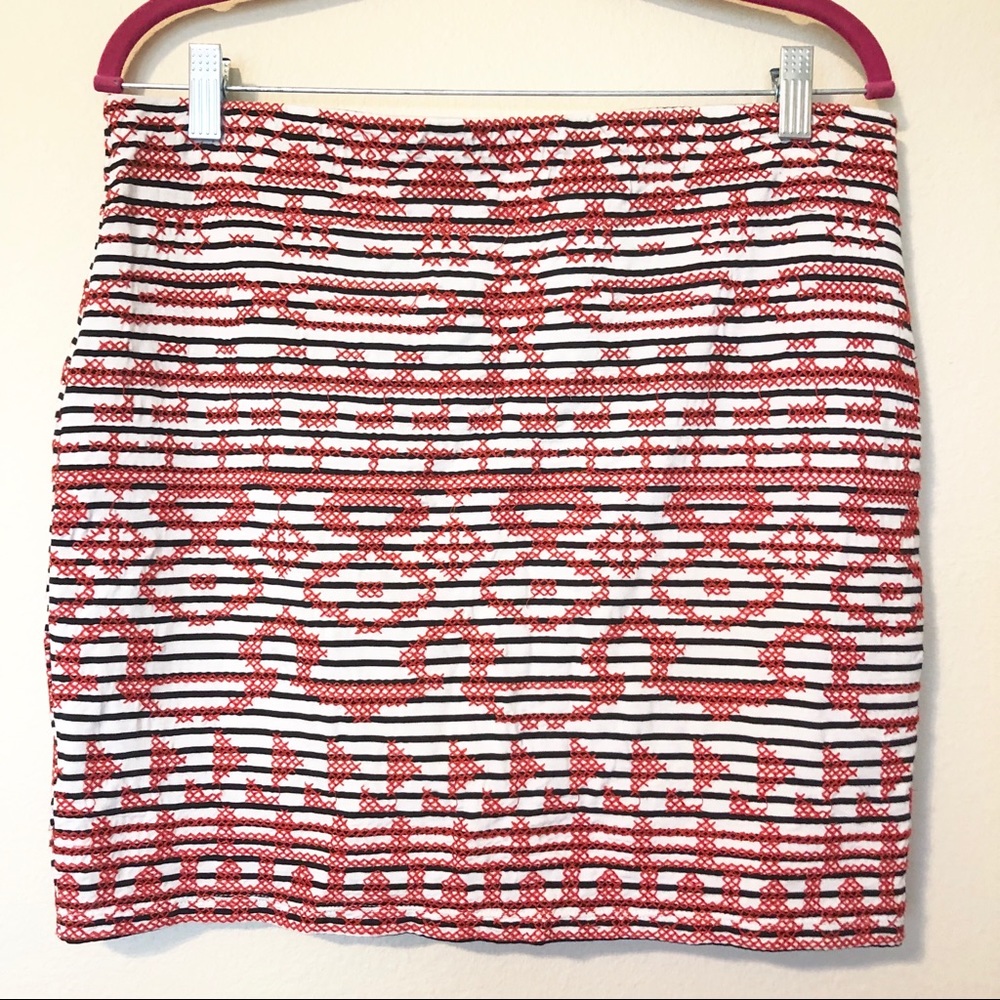 THML Brandi Embroidered Skirt
